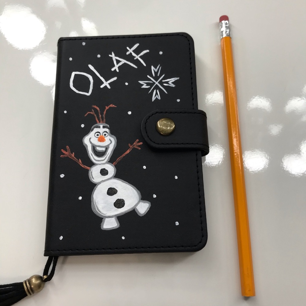 Frozen Olaf Handpainted Mini Notepad - Picture 4 of 6